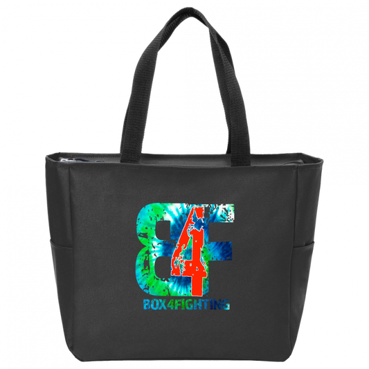 Tie Dye B4F Logo Zip Tote