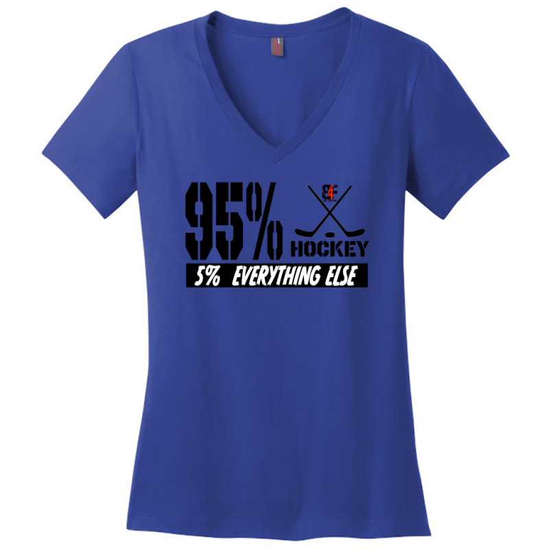 95% Hockey V-Neck