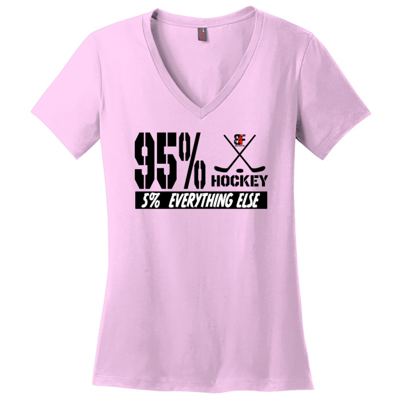 95% Hockey V-Neck