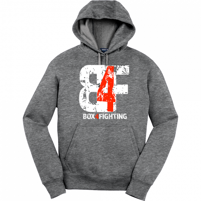 White B4F Logo Hoodie