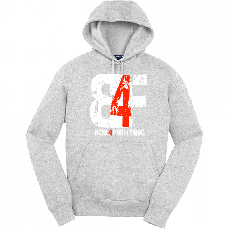 White B4F Logo Hoodie