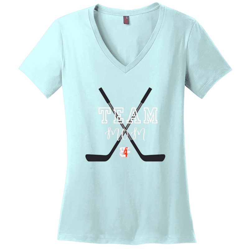 Team Mom V-Neck