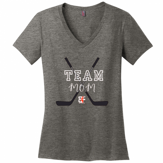 Team Mom V-Neck