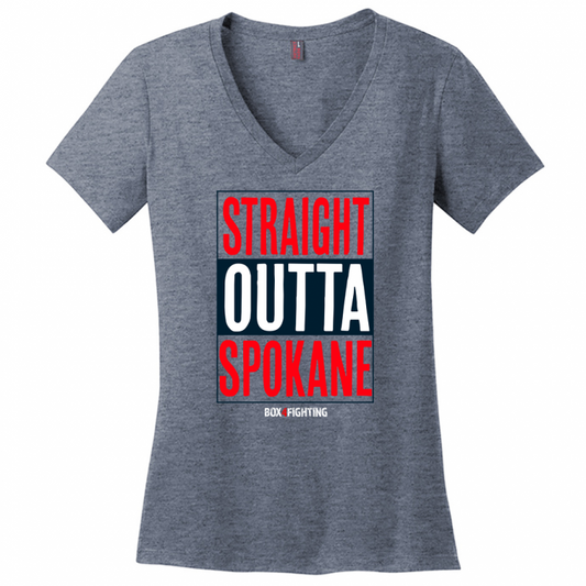 Straight Outta Spokane V-Neck