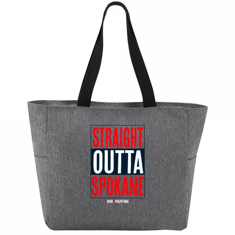 Straight Outta Spokane Zip Tote