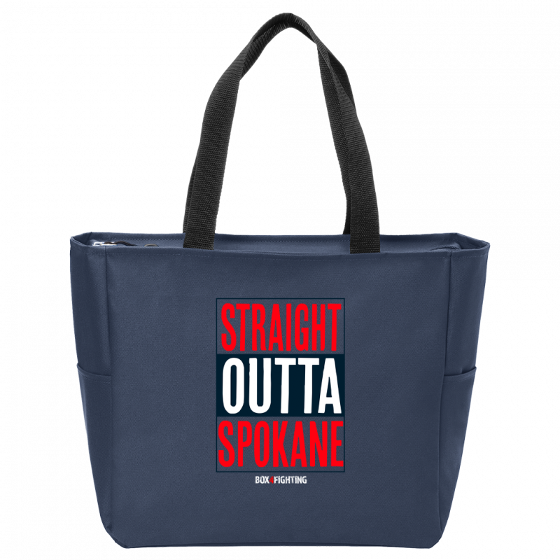 Straight Outta Spokane Zip Tote