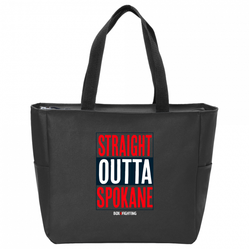 Straight Outta Spokane Zip Tote