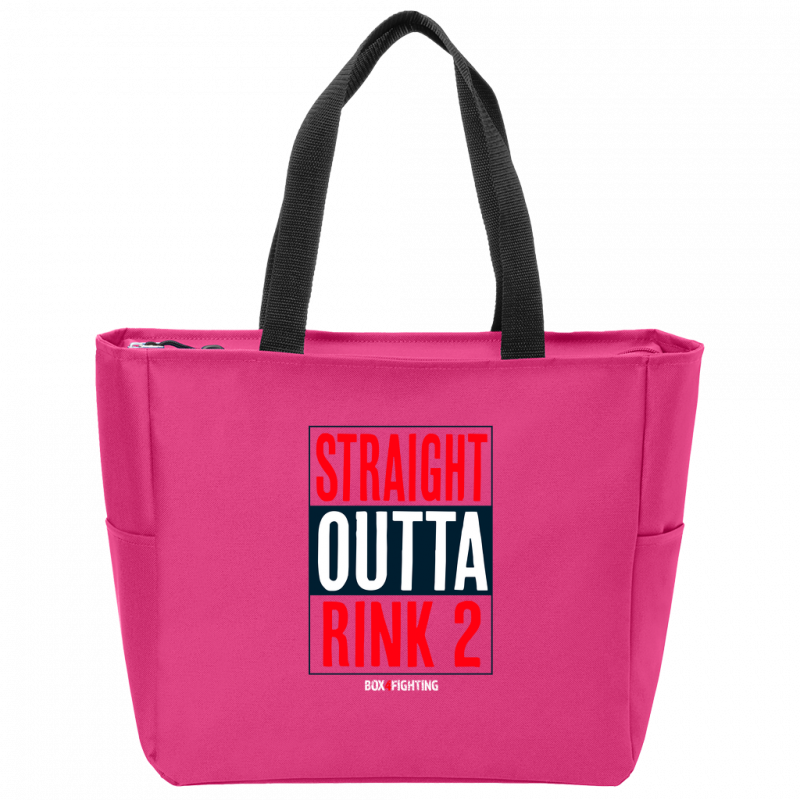 Straight Outta Rink 2 Zip Tote