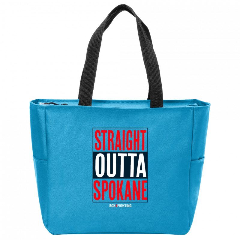 Straight Outta Spokane Zip Tote