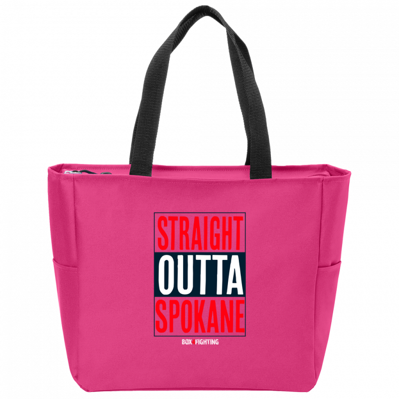 Straight Outta Spokane Zip Tote