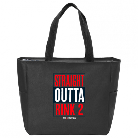 Straight Outta Rink 2 Zip Tote