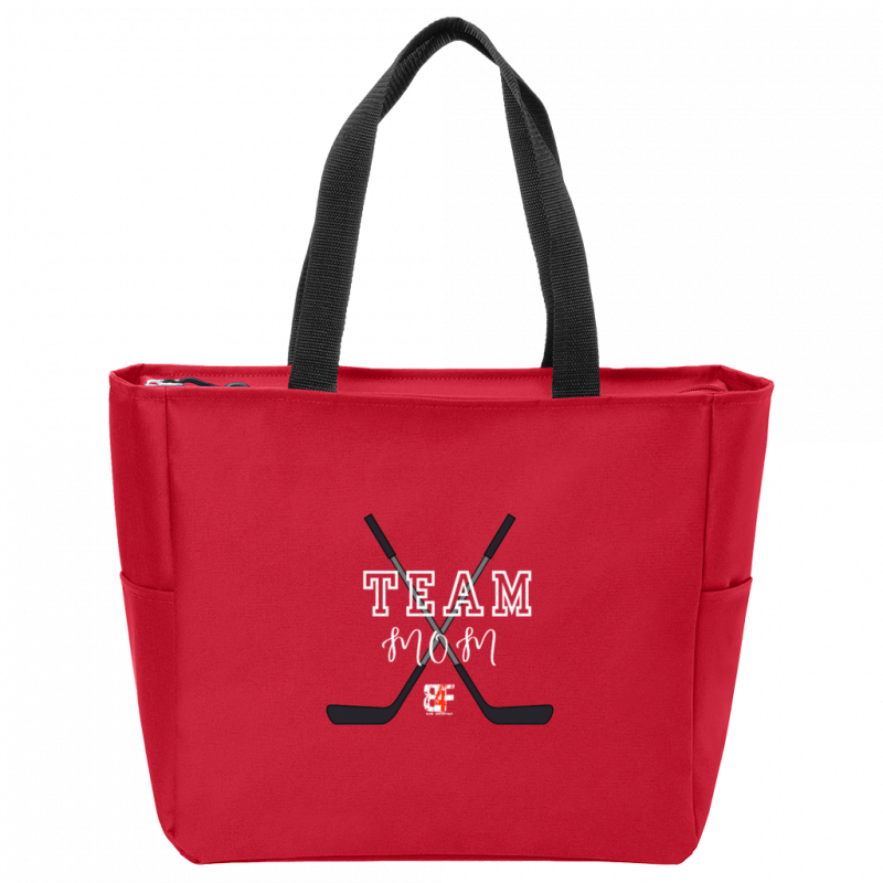 Team Mom Zip Tote