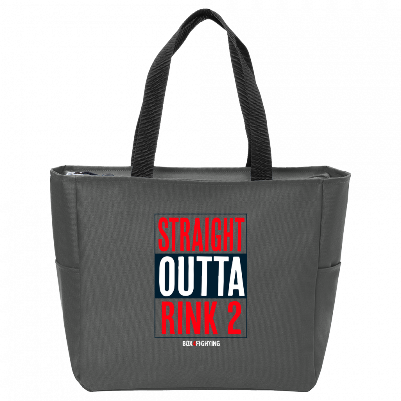 Straight Outta Rink 2 Zip Tote