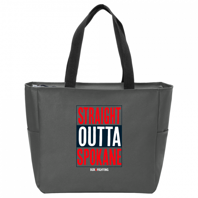 Straight Outta Spokane Zip Tote