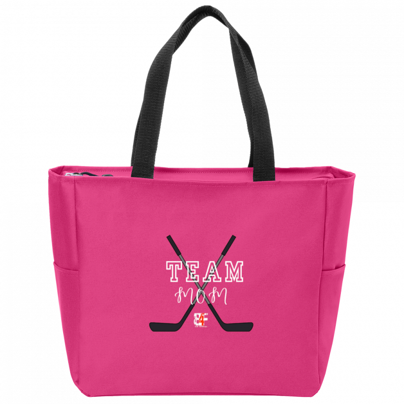 Team Mom Zip Tote