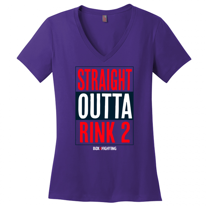 Straight Outta Rink 2 V-Neck