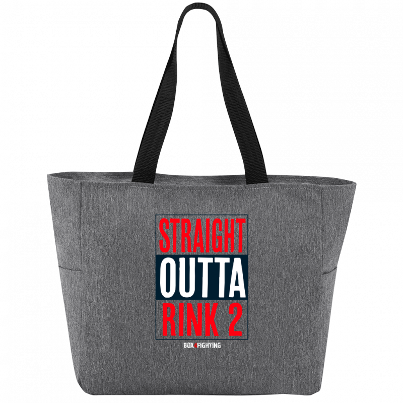 Straight Outta Rink 2 Zip Tote