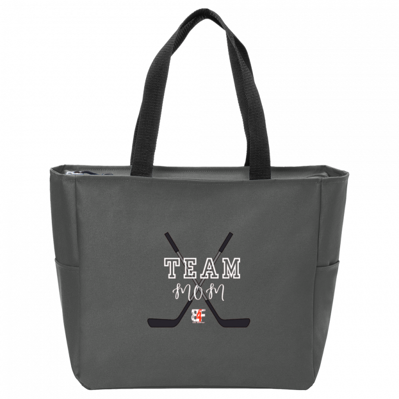 Team Mom Zip Tote