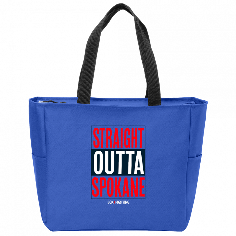 Straight Outta Spokane Zip Tote