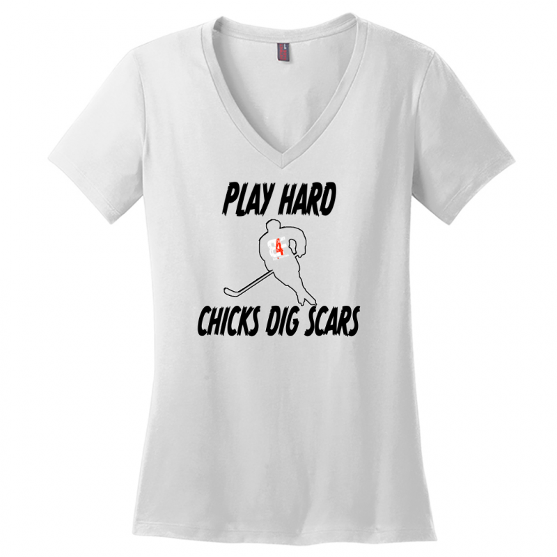 Chicks Dig Scars V-Neck