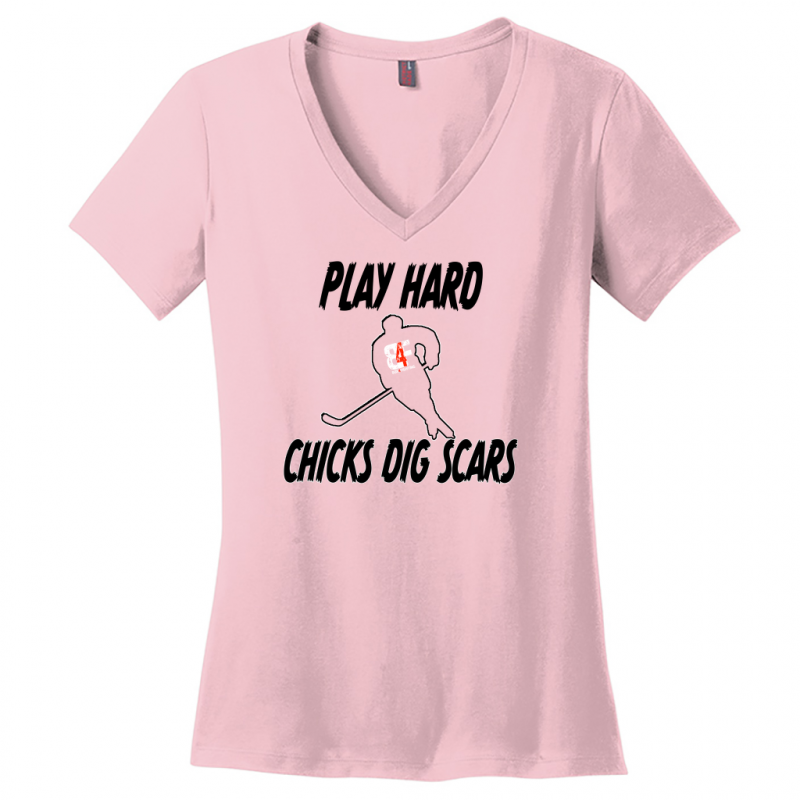 Chicks Dig Scars V-Neck