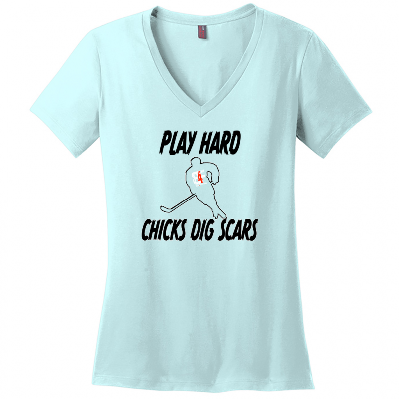 Chicks Dig Scars V-Neck