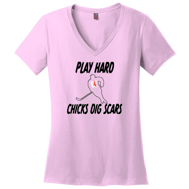 Chicks Dig Scars V-Neck