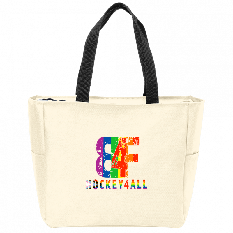 Hockey4All B4F Logo Zip Tote