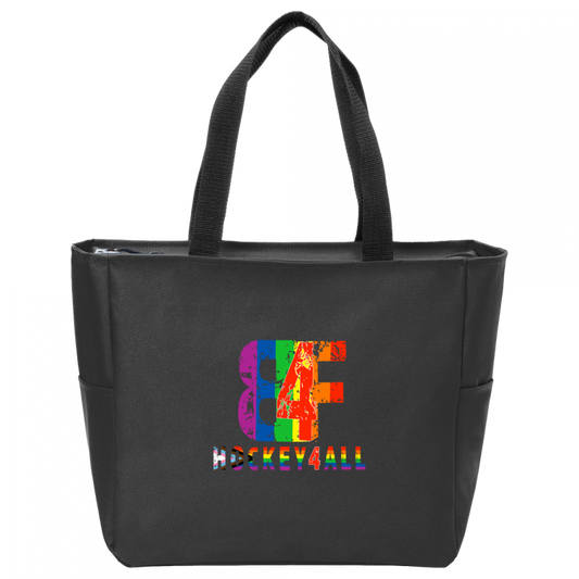 Hockey4All B4F Logo Zip Tote