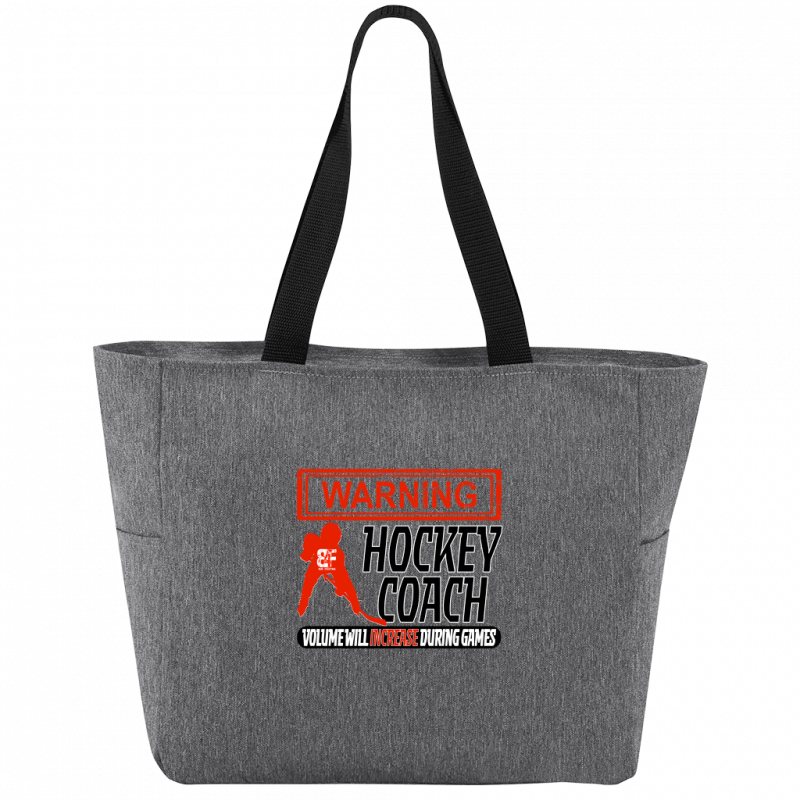 Warning Coach Zip Tote