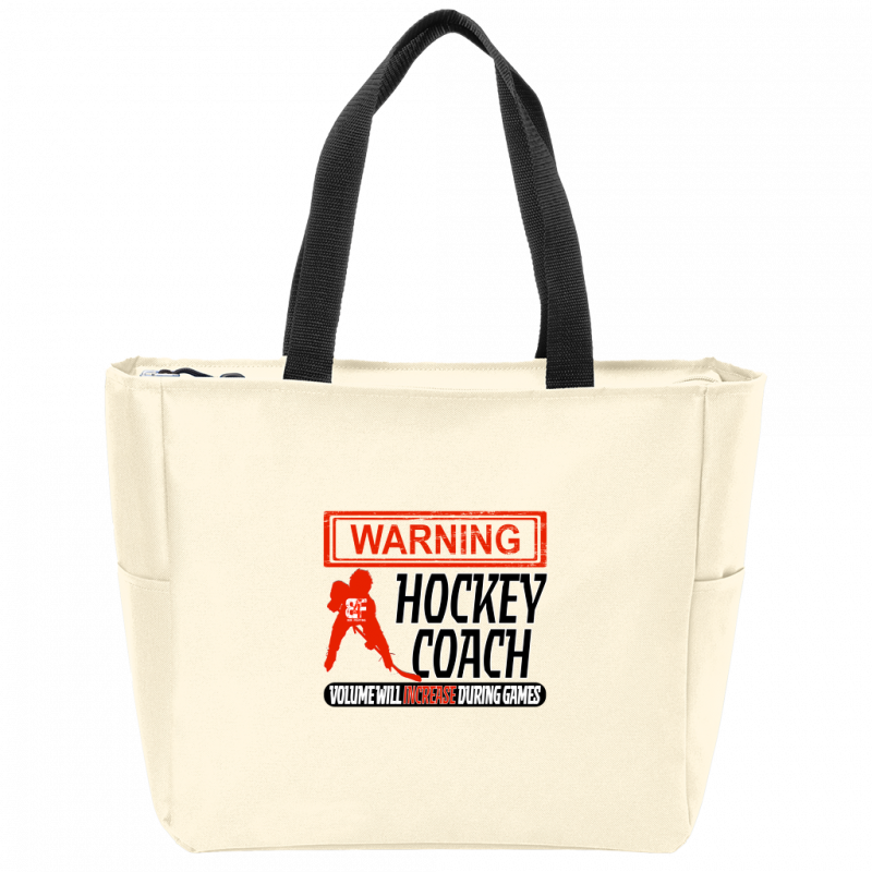 Warning Coach Zip Tote