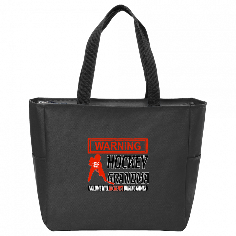 Warning Grandma Zip Tote