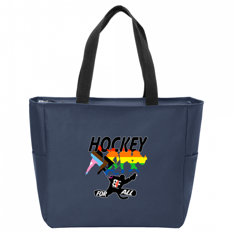 Hockey For All Zip Tote