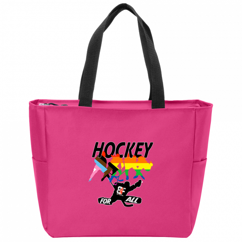 Hockey For All Zip Tote