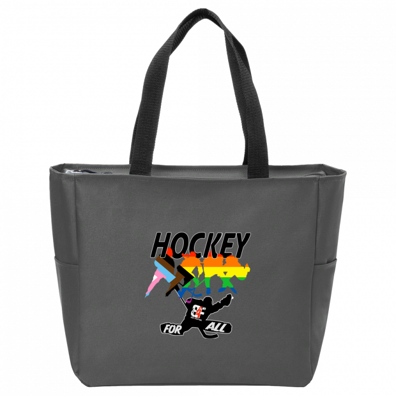 Hockey For All Zip Tote