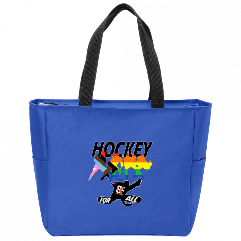 Hockey For All Zip Tote