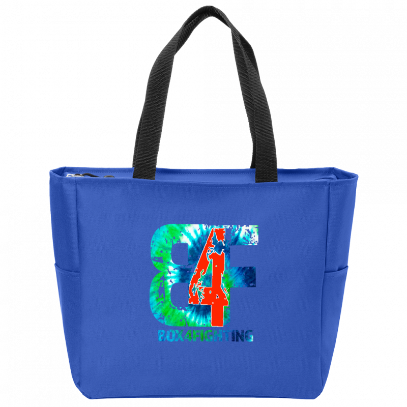 Tie Dye B4F Logo Zip Tote