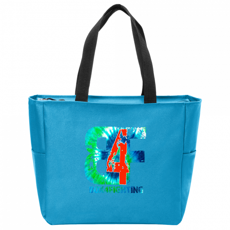 Tie Dye B4F Logo Zip Tote