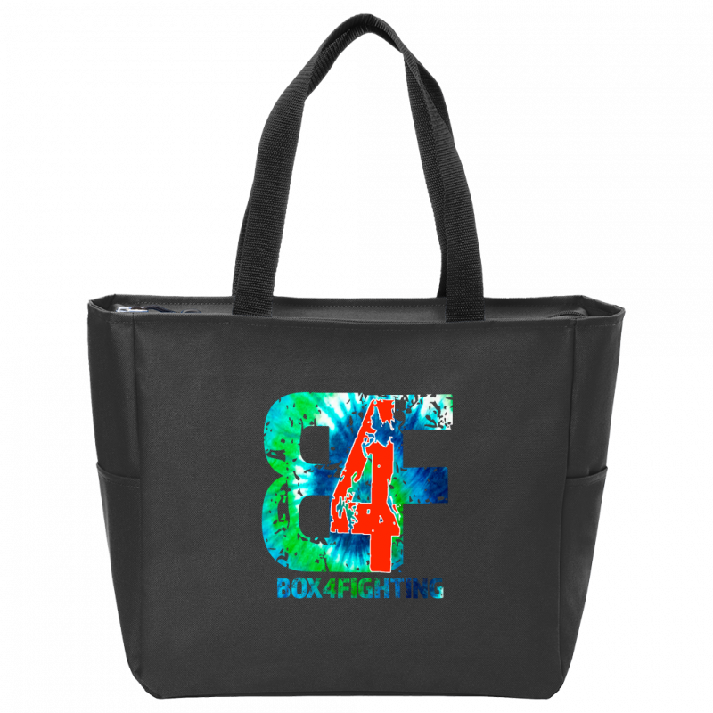 Tie Dye B4F Logo Zip Tote