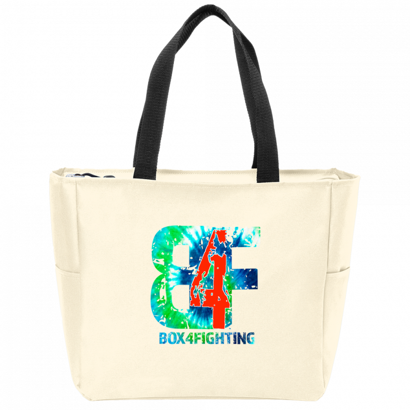 Tie Dye B4F Logo Zip Tote