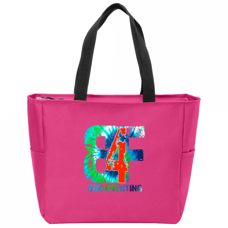 Tie Dye B4F Logo Zip Tote