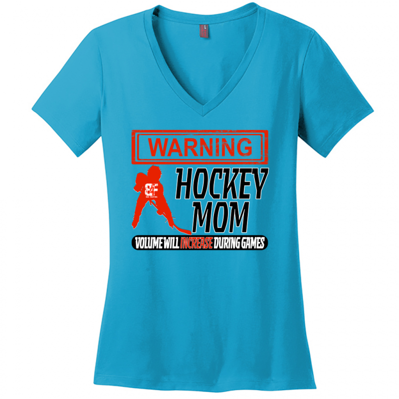 Warning Mom V-Neck