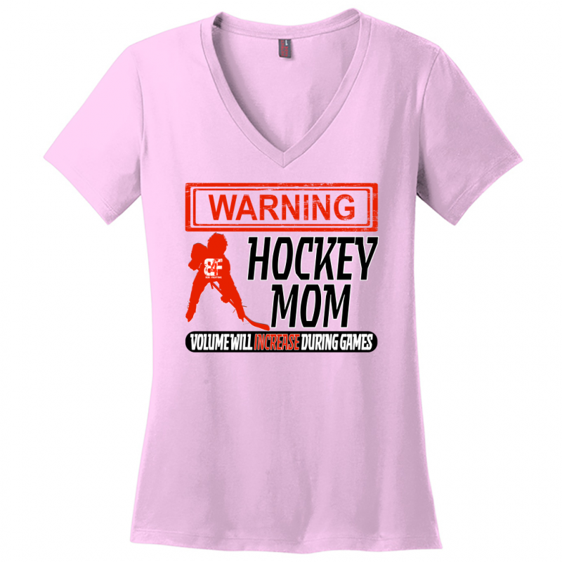 Warning Mom V-Neck