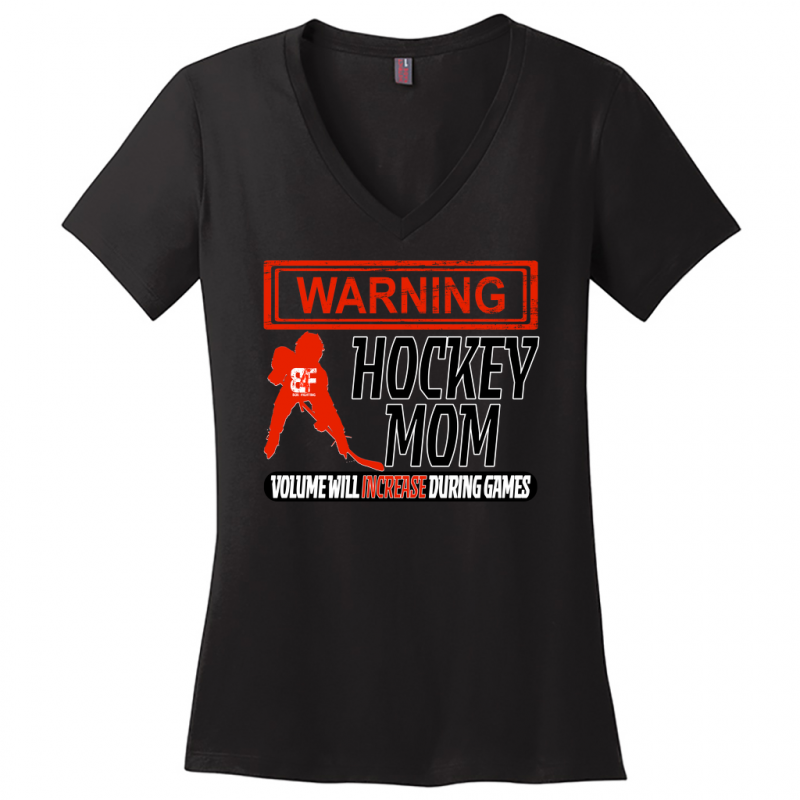 Warning Mom V-Neck