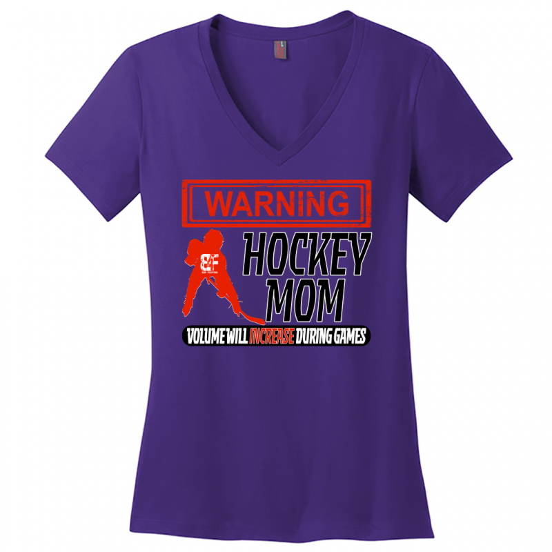 Warning Mom V-Neck