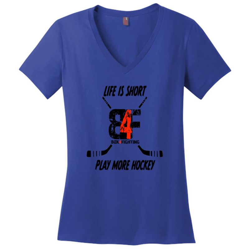 Play More Hockey V-Neck