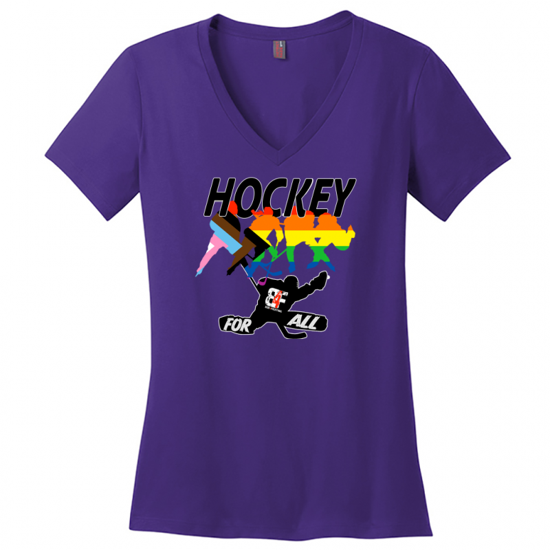 Hockey For All V-Neck