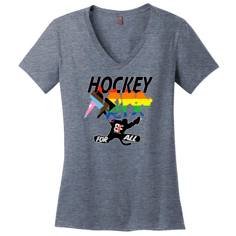 Hockey For All V-Neck