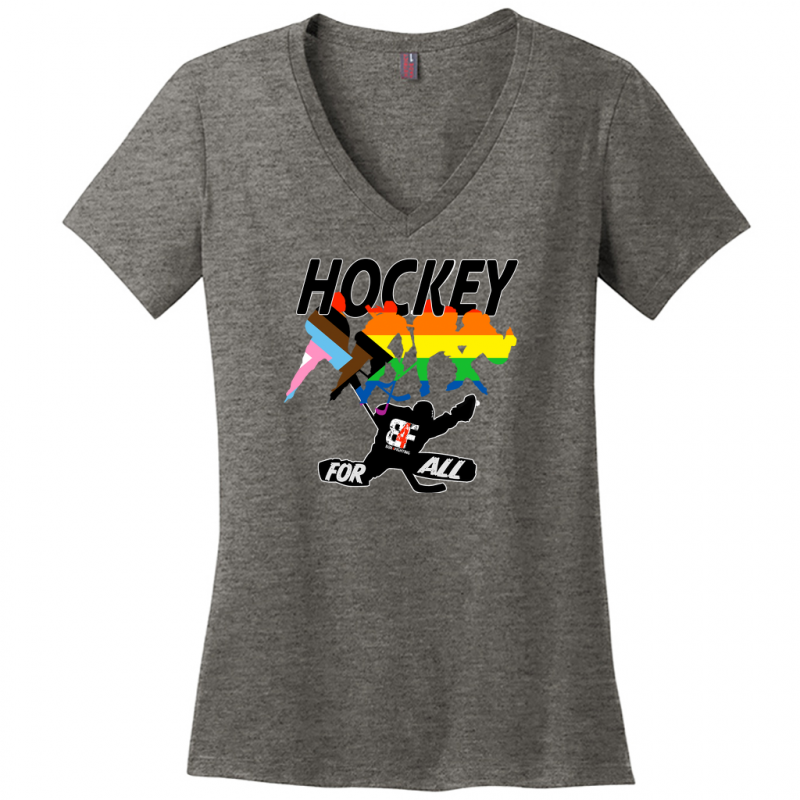 Hockey For All V-Neck