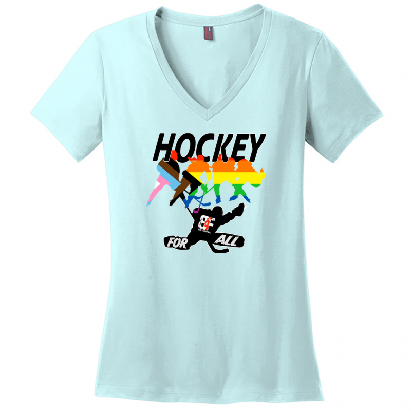 Hockey For All V-Neck